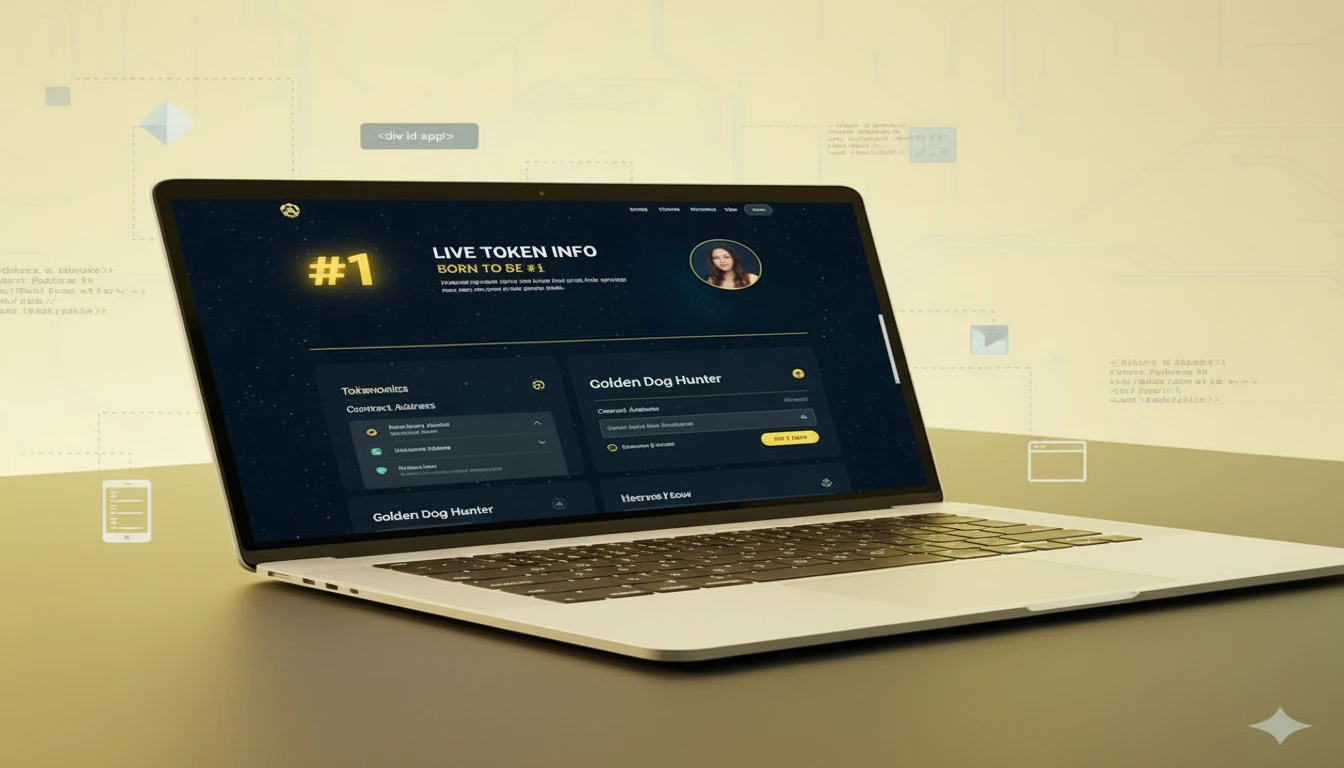 MemeCoinSite landing page screenshot